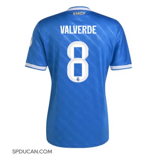 Muški Nogometni Dres Real Madrid Federico Valverde #8 Rezervni 2025-26 Kratak Rukav